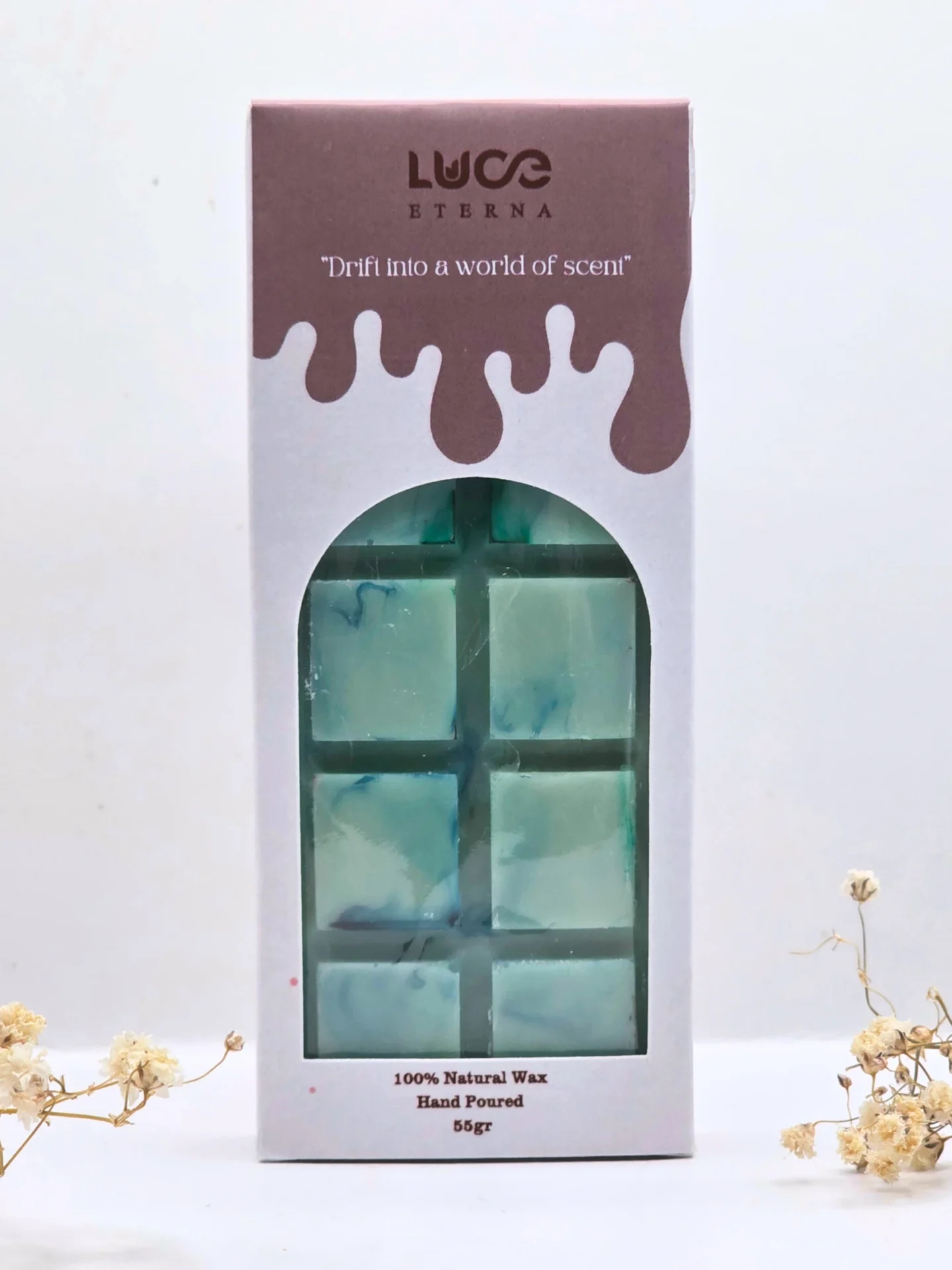 White Musk Wax Melt Bar - Luce Eterna White Musk Wax Melt Bar - Image 1