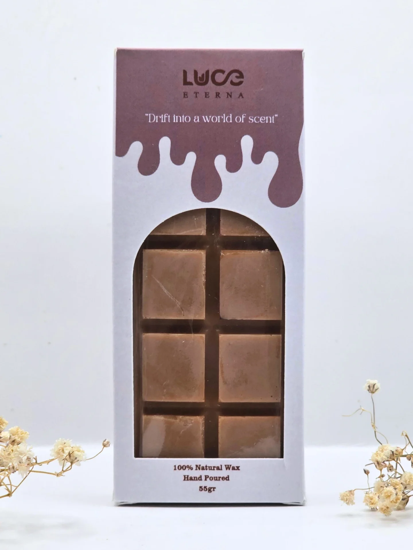 Caramelized Popcorn Wax Melt Bar - Luce Eterna Caramelized Popcorn Wax Melt Bar - Image 1